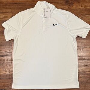 BRAND NEW! Nike Men's White Polo Shirt sz: XL